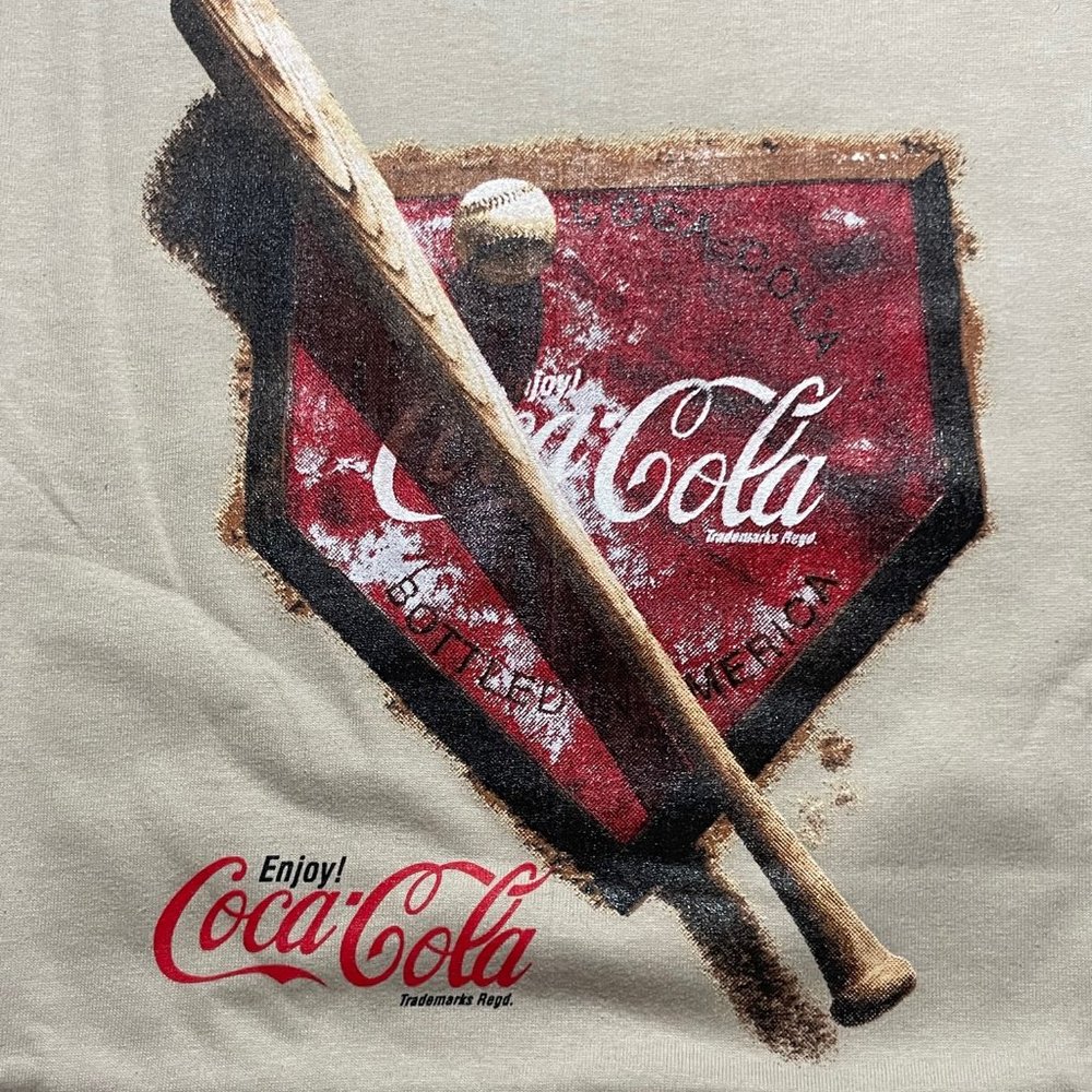 Short Sleeve Casual T-Shirt "Baseball Up" Tan, Unisex, Adult/Men/Kid, Lg  22.5"
